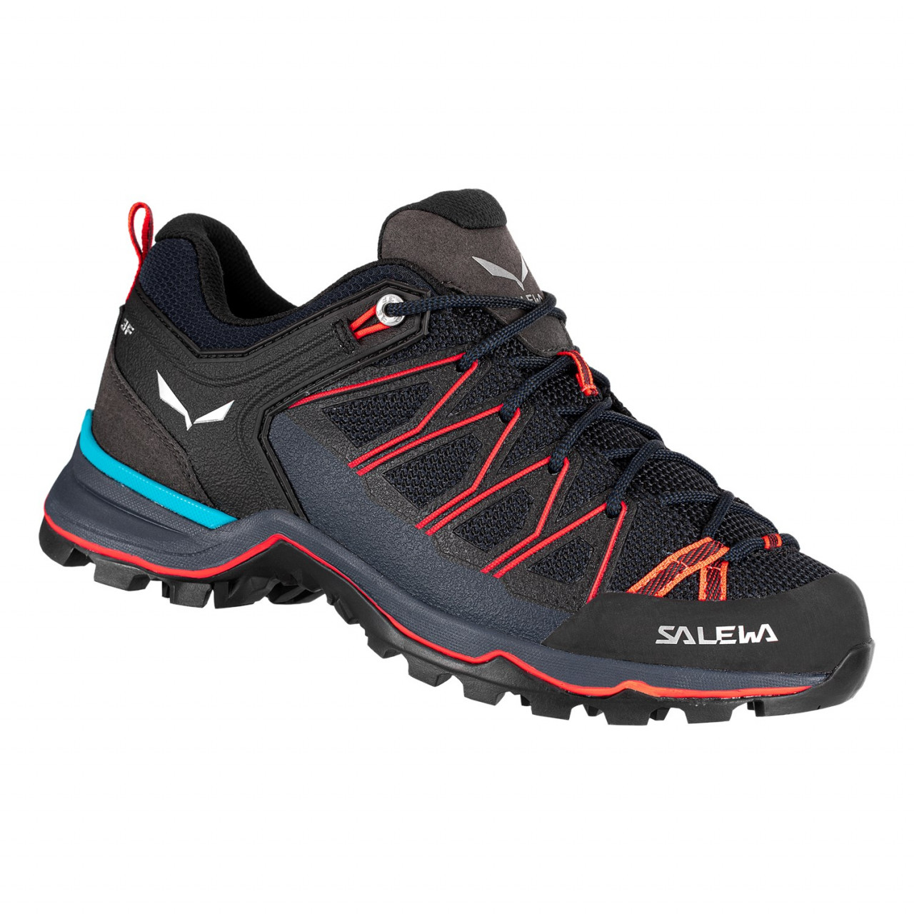 Zapatillas Trekking Mujer Chile - Salewa Mountain Trainer Lite - Azules/Azul Marino/Coral - NAQC-350